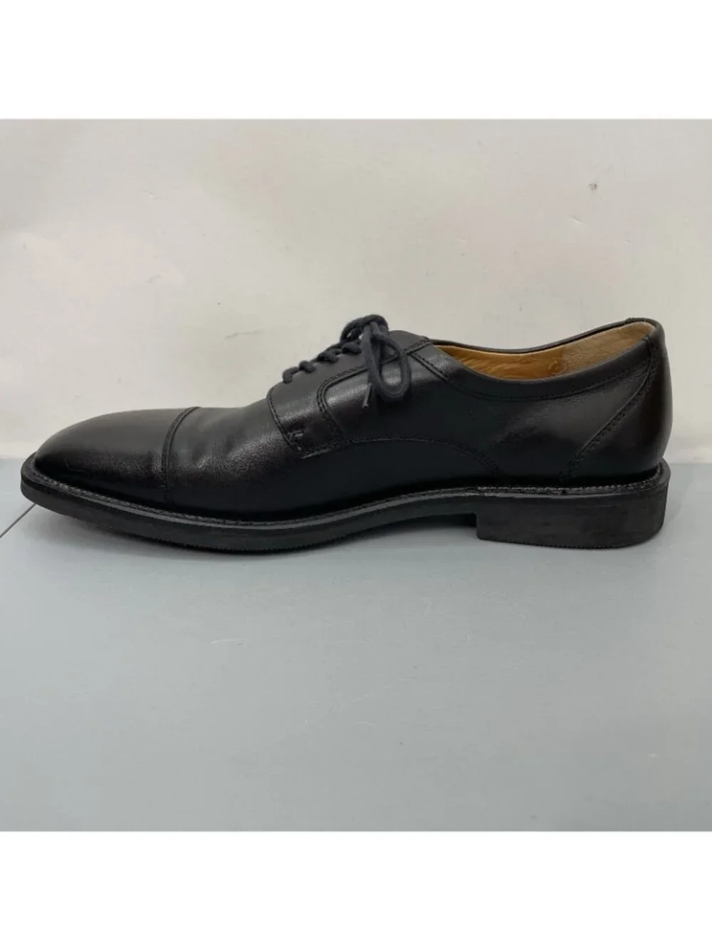 Mephisto Melchior Dress Oxfords Shoes Cap Toe Leather Black Mens 10.5